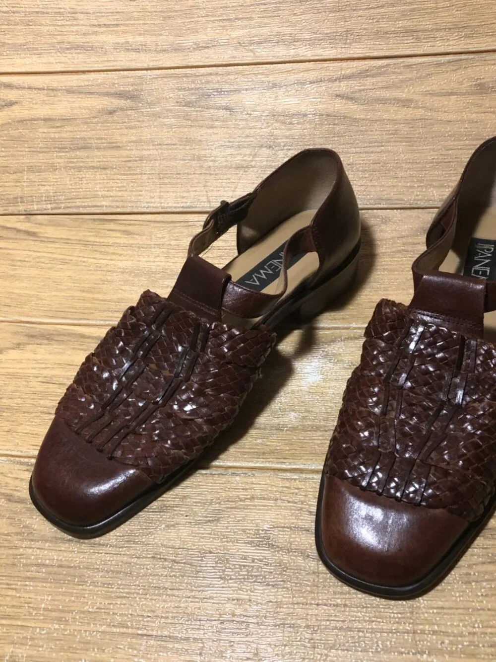 Ipanema men fisherman's style leather sandals, brown cognac, 10